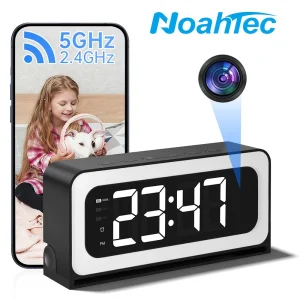 Alarm Clock Mini Camera   IR Night Vision View