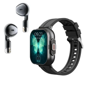 Smart Watch with Earbuds Headphone